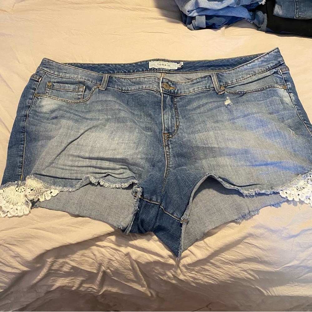 Torrid Lace Side Shorts